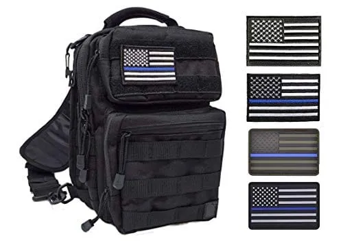 4 Pack US USA Flag Embroidered Patch Red White Blue Military United States of America Iron On Sew On Tactical Morale Patch for Hats Backpacks Caps Jackets