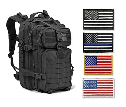 4 Pack US USA Flag Embroidered Patch Red White Blue Military United States of America Iron On Sew On Tactical Morale Patch for Hats Backpacks Caps Jackets