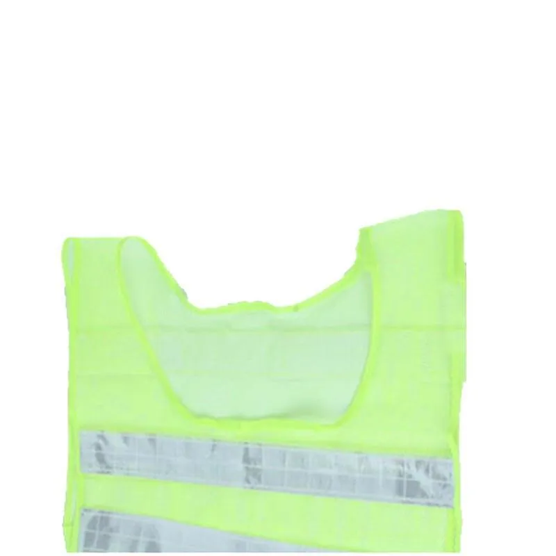 6 Pieces Light Yellow Reflective Vest Traffic Protective Vest For Outdoor Works