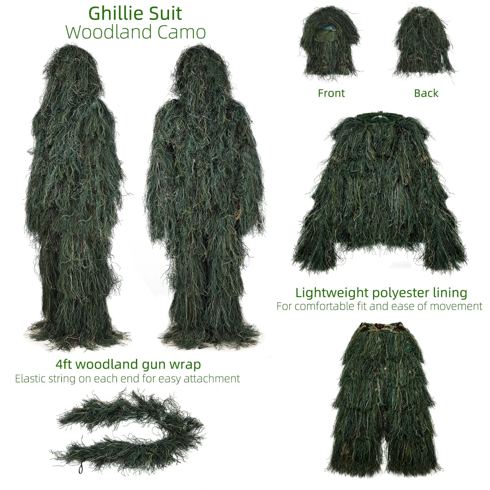 Adjustable Ghillie Suit
