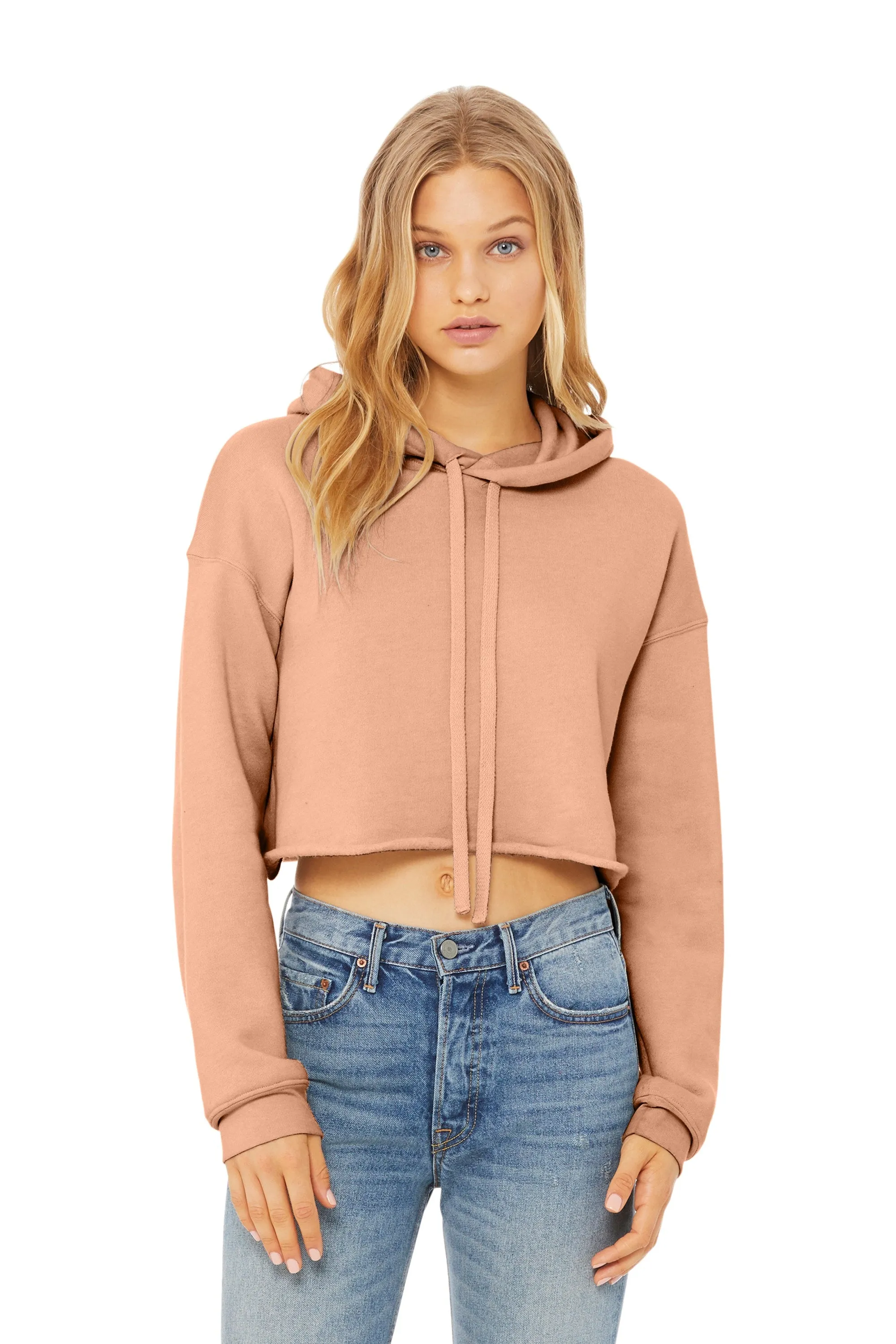 BELLA CANVAS ® Women’s Sponge Fleece Cropped Fleece Hoodie