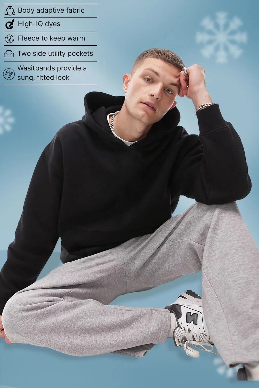 Black - Fleece Hoodie