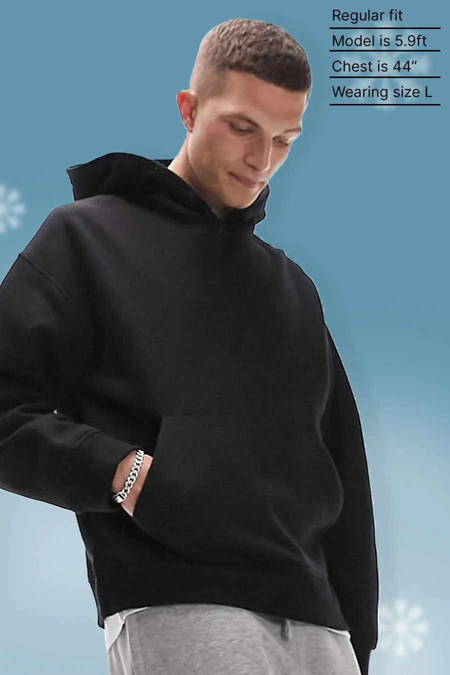 Black - Fleece Hoodie
