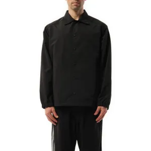 Nylon Coach Jacket in Black