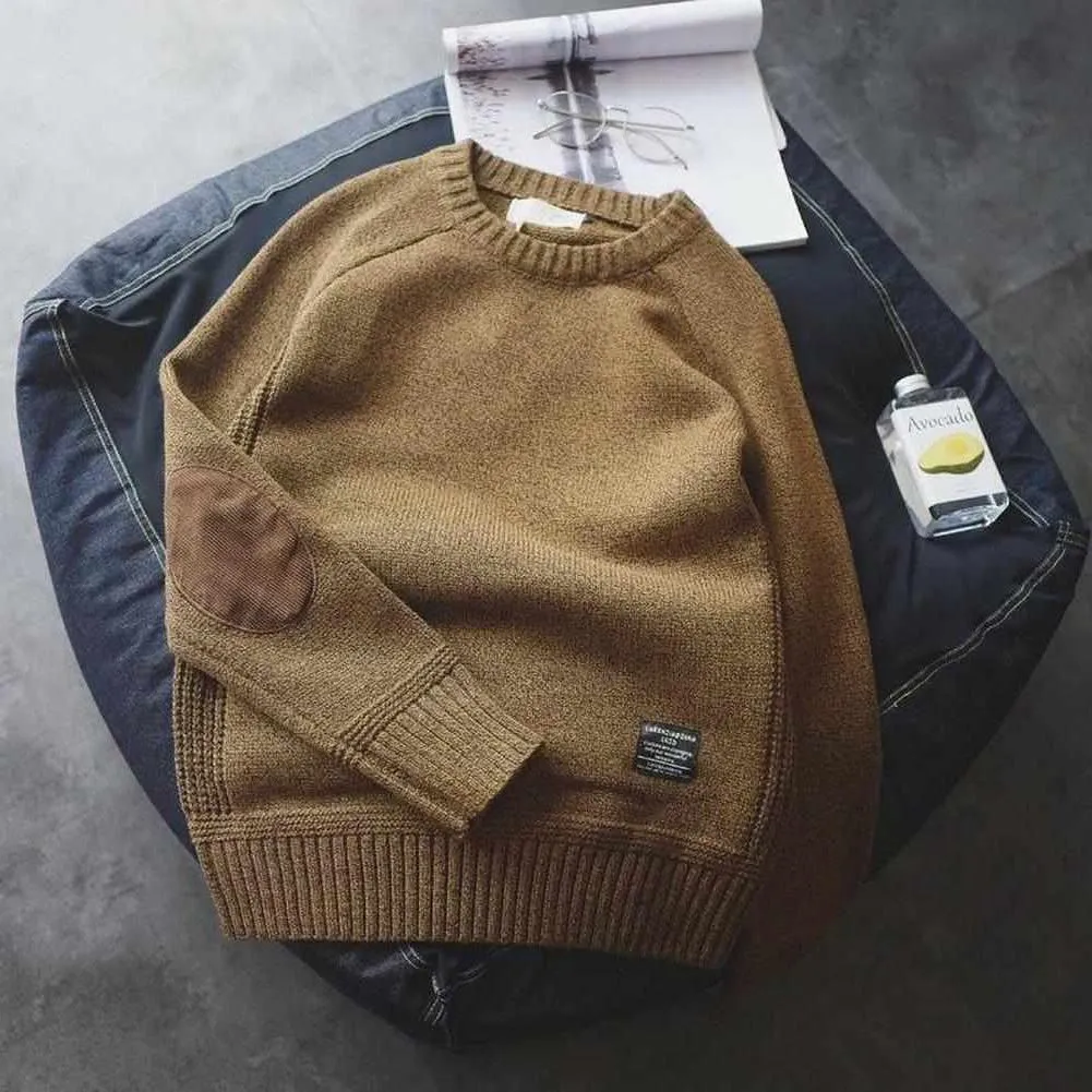 Saint Morris Wool Patchwork Pullover