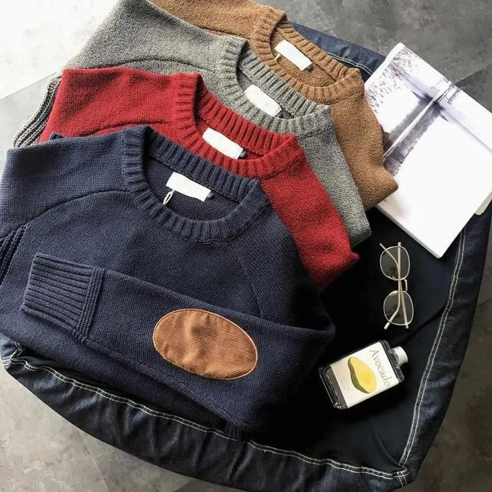 Saint Morris Wool Patchwork Pullover