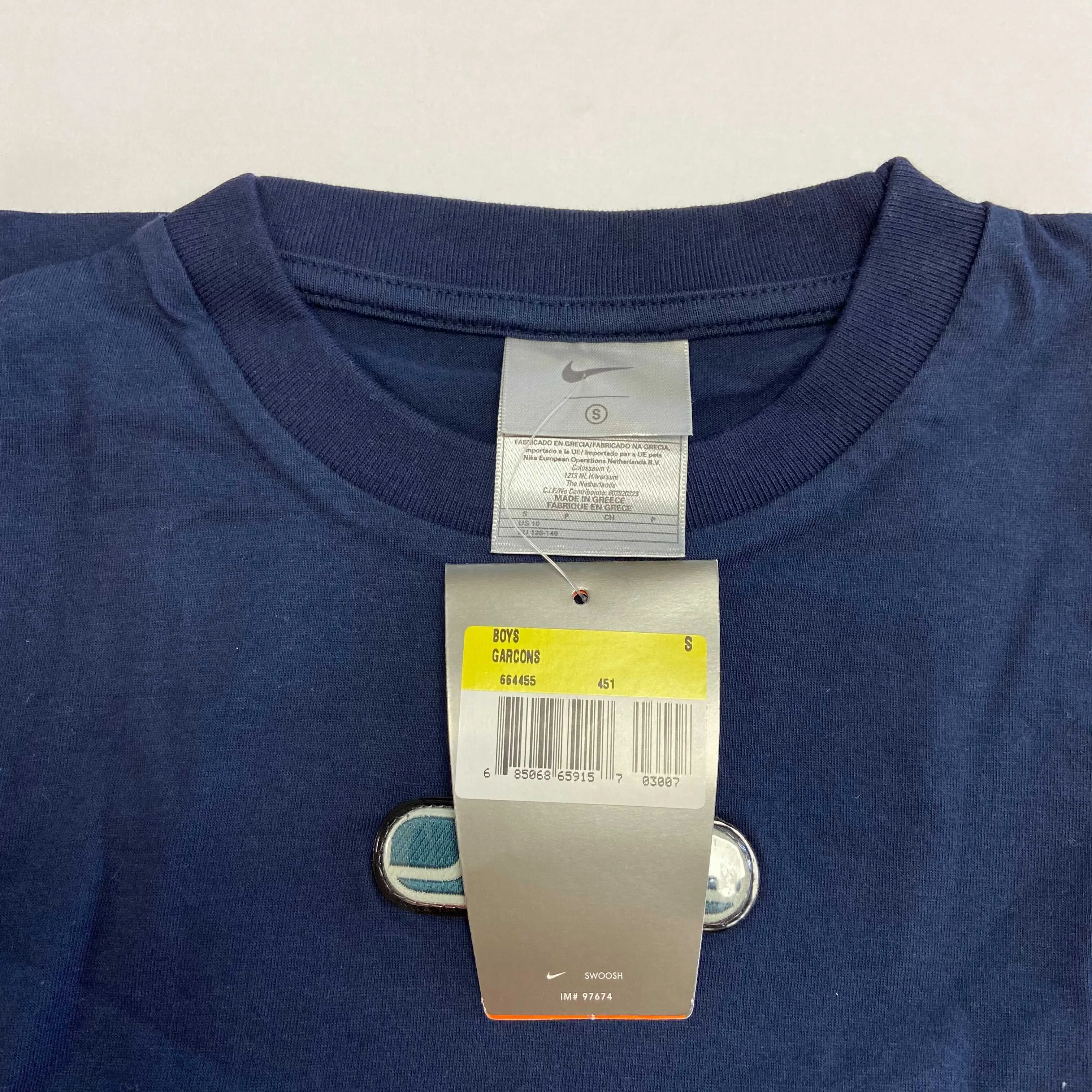 Vintage Nike Boys Just Do It Navy T-Shirt