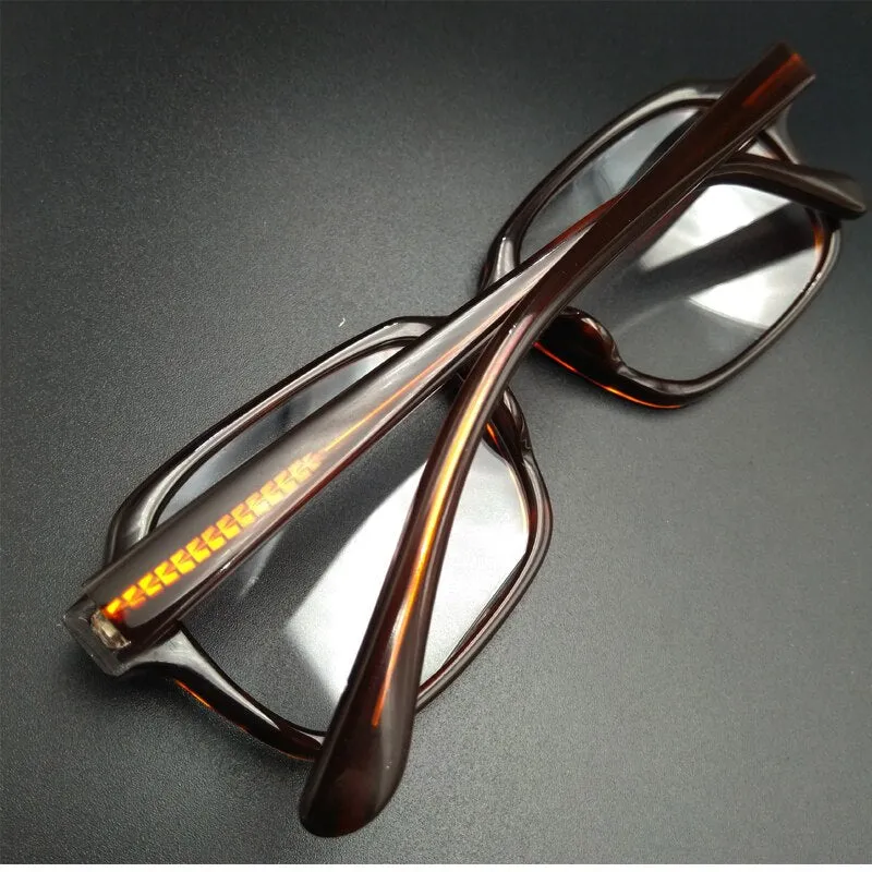 Yujo Men's Full Rim Oval Acetate Eyeglasses Y004